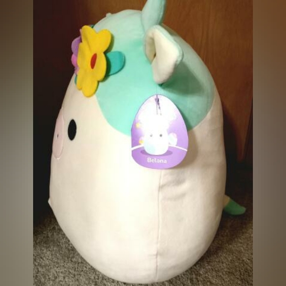 Squishmallow belana easter Cow 16" - Picture 3 of 3